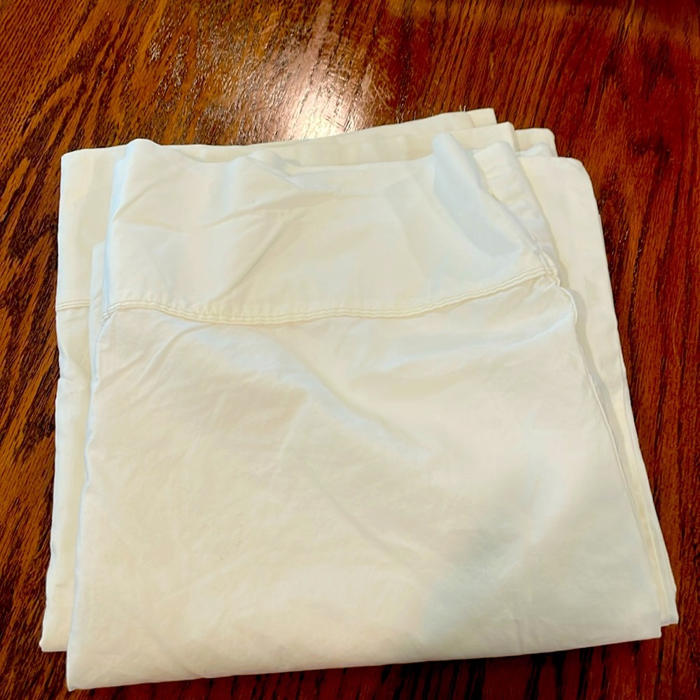 Pottery barn organic king pillowcase set